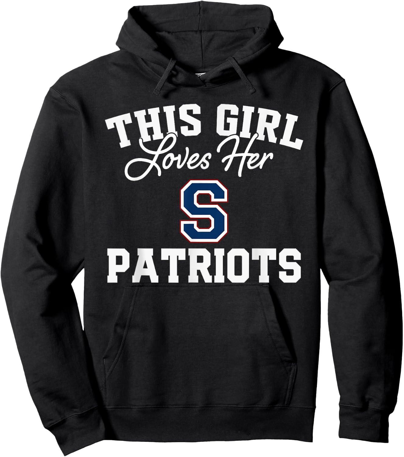 Logo This Girl Loves Her HS Hoodie - Hoodie | Black