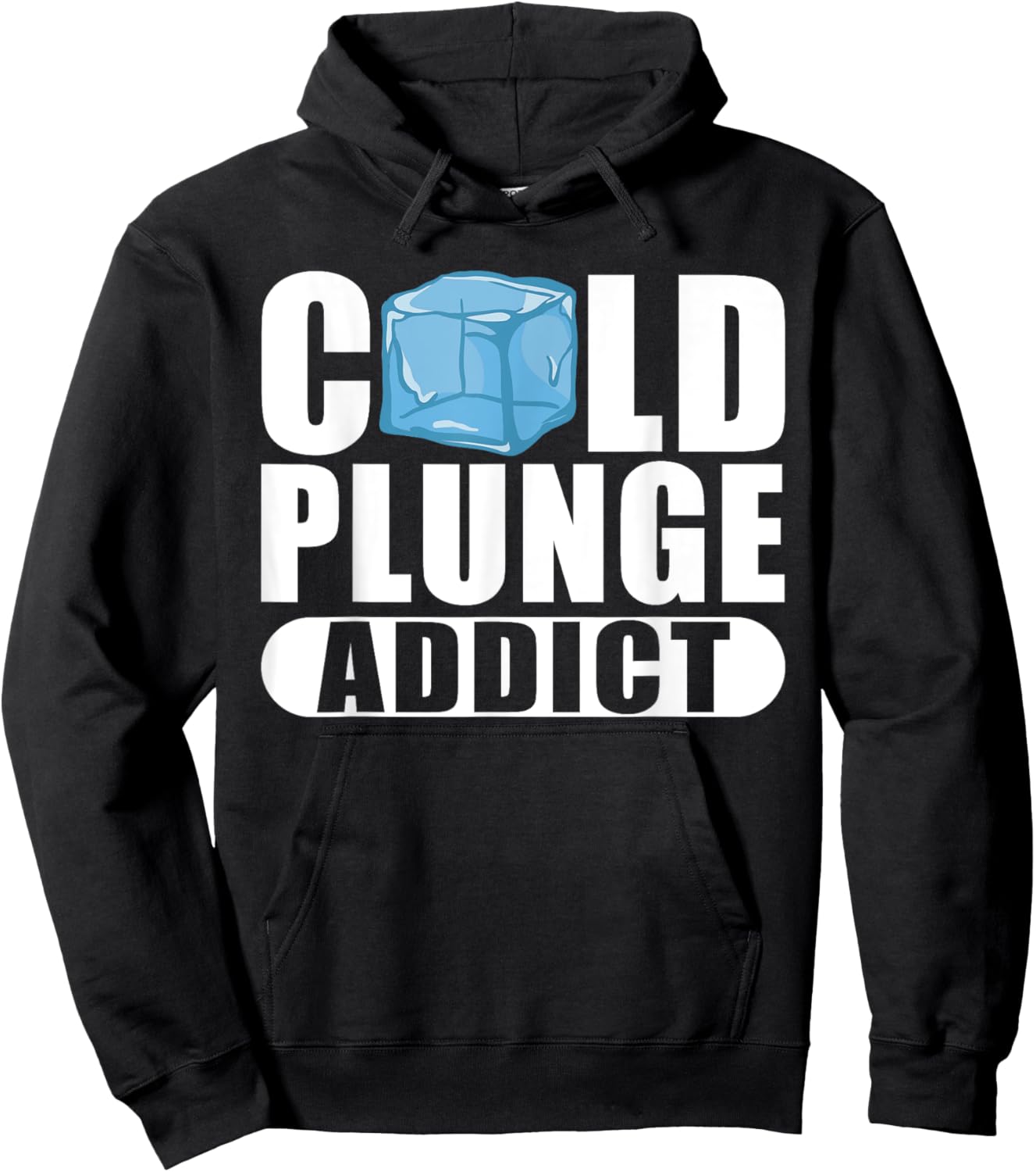 Cold Plunge Addict Ice Bath Hoodie - Hoodie | Black