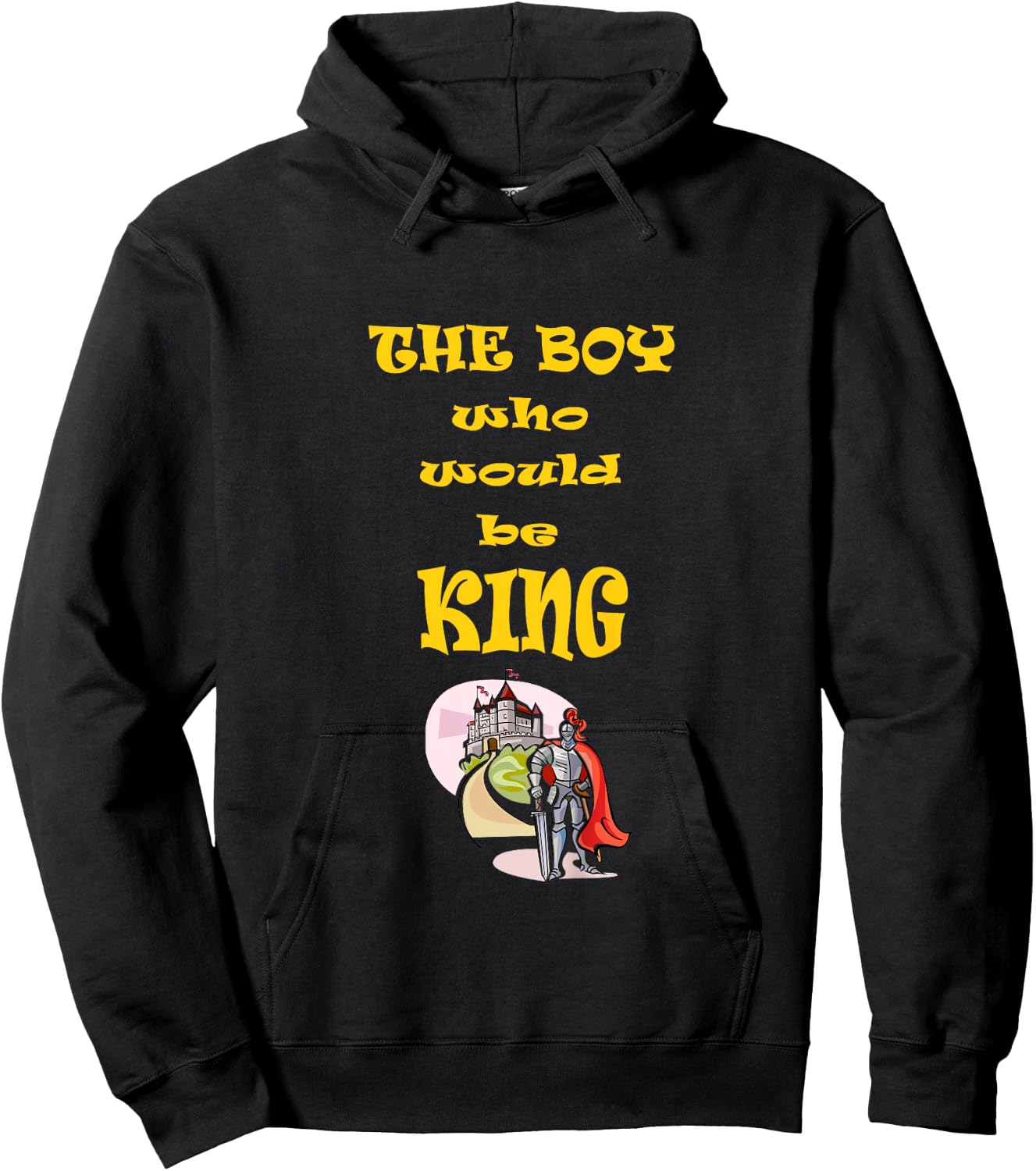 Kids The Boy who Would be King Medieval Times Costume Hoodie - Hoodie | Black