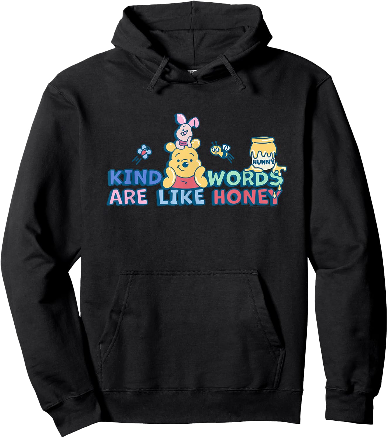 Disney Winnie the Pooh Kind Words Are Like Honey Hoodie - Hoodie | Black