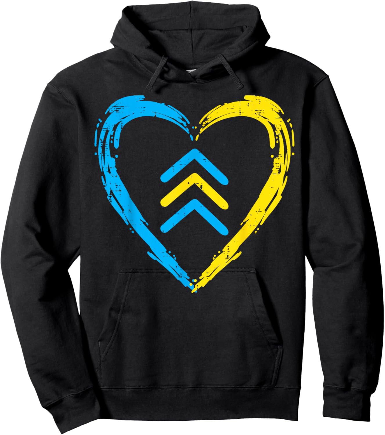 Down Syndrome Awareness Arrows Trisomy 21 T21 Men Women Kids Hoodie - Hoodie | Black