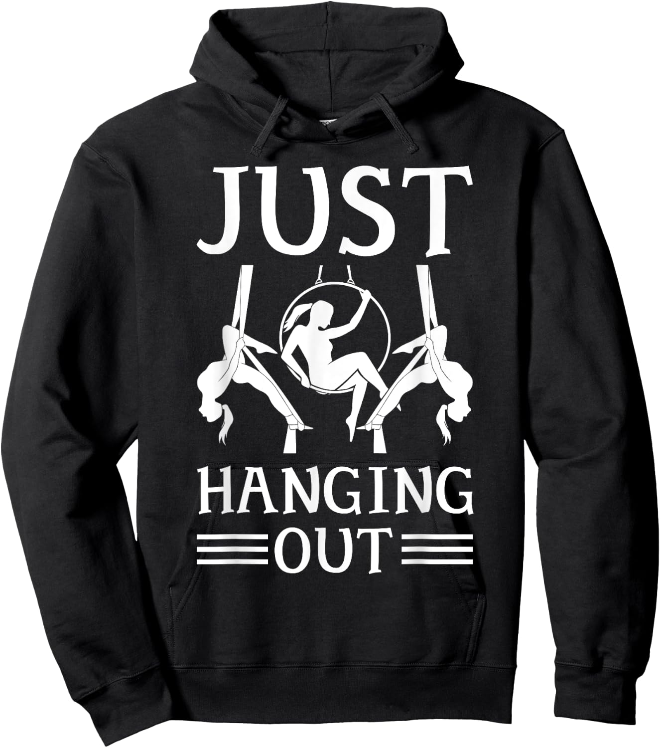 Aerialist Clothing Aerial Yoga Beginner Aerial Silks Dancer Hoodie - Hoodie | Black