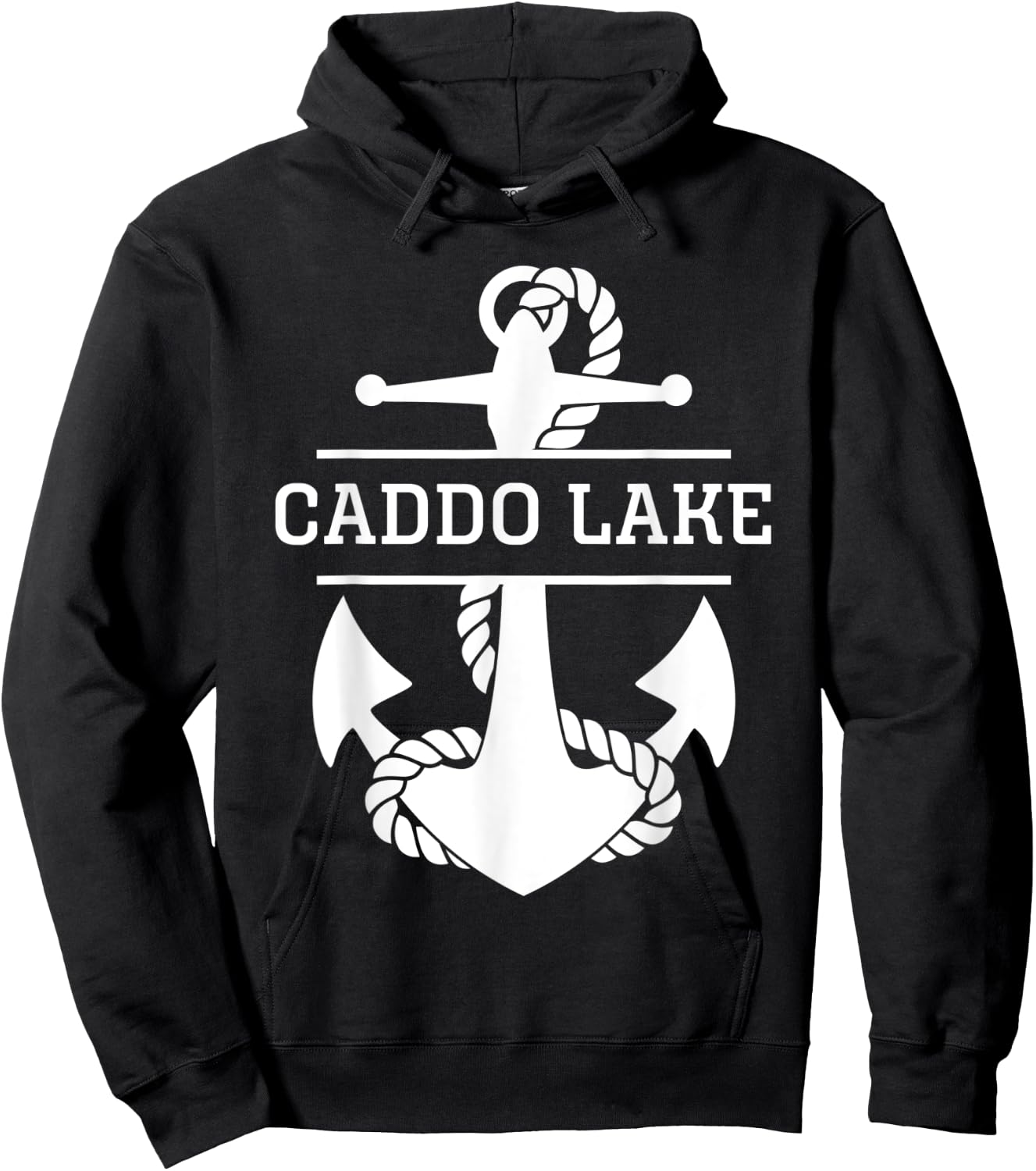 Caddo Lake Texas Louisiana USA Nautical Hoodie - Hoodie | Black