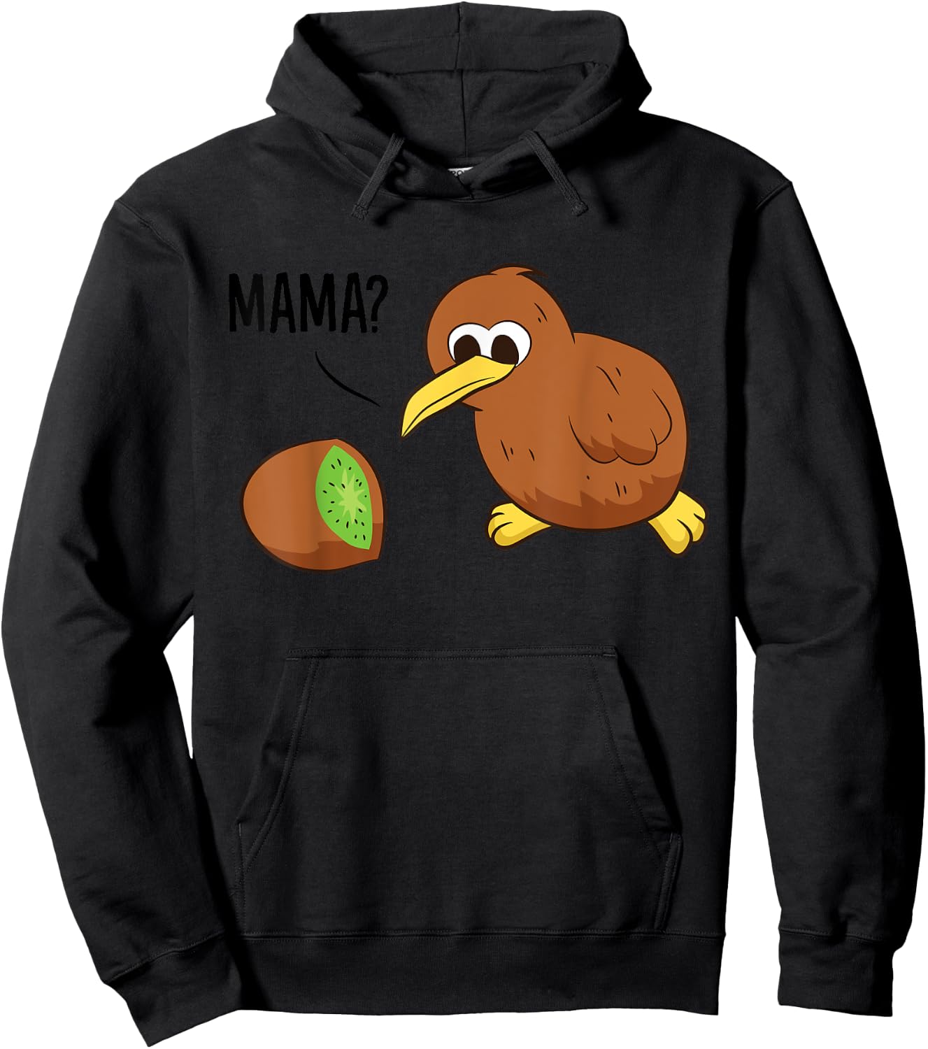 Bird Lover New Zealand Kiwi Fruit Funny Kiwi Mama Birds Hoodie - Hoodie | Black