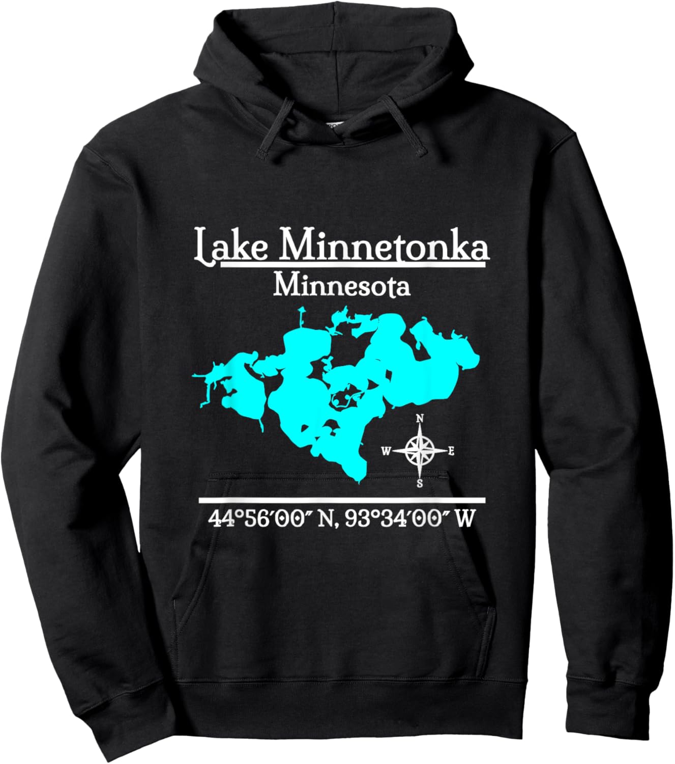 Lake Minnetonka - Minnesota Hoodie - Hoodie | Black