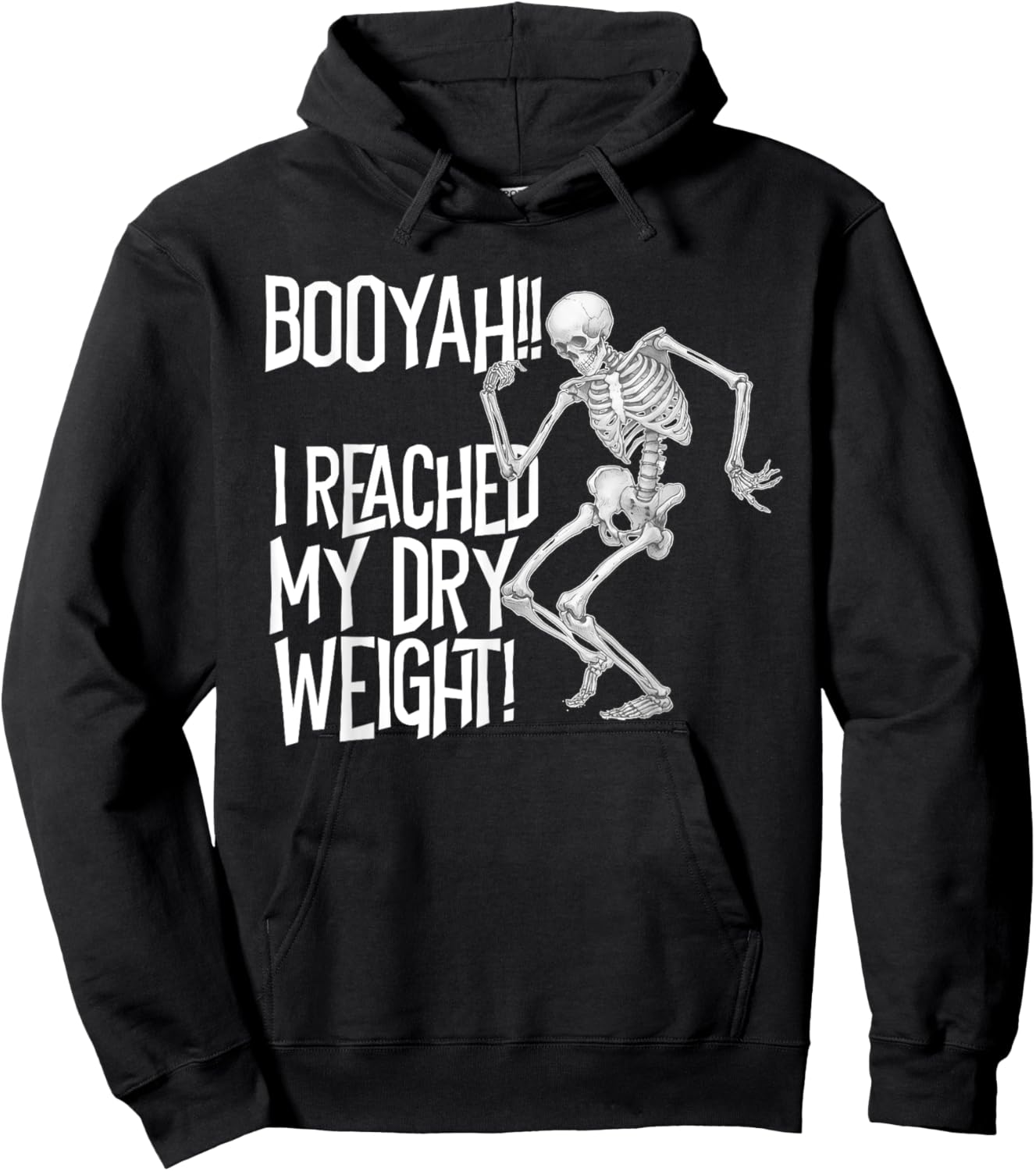 Skeleton I Reached My Dry Weight a Funny Dialysis Patient Hoodie - Hoodie | Black