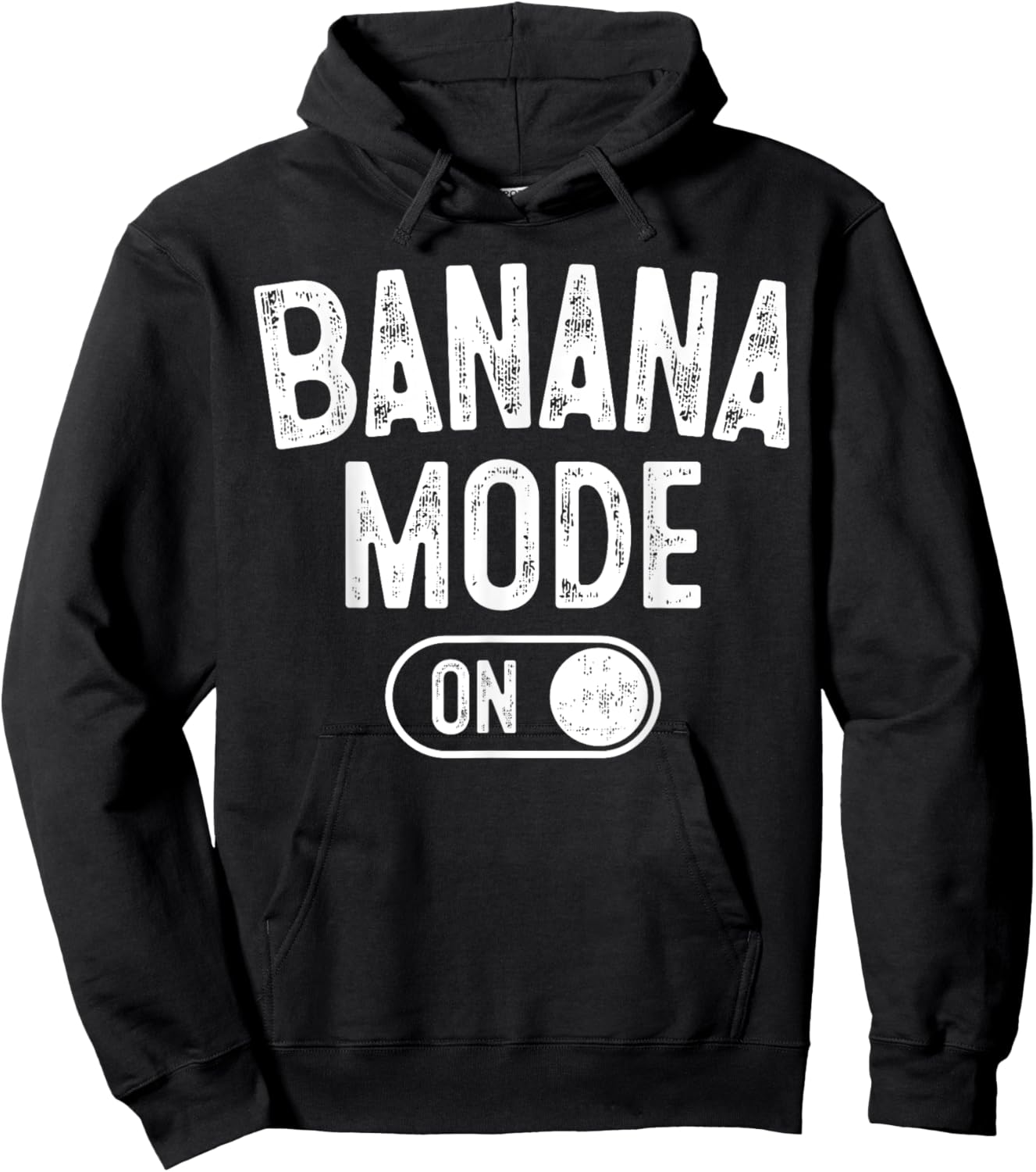 Banana Mode On Costume Funny Fruit Party Gift Festivals Hoodie - Hoodie | Black