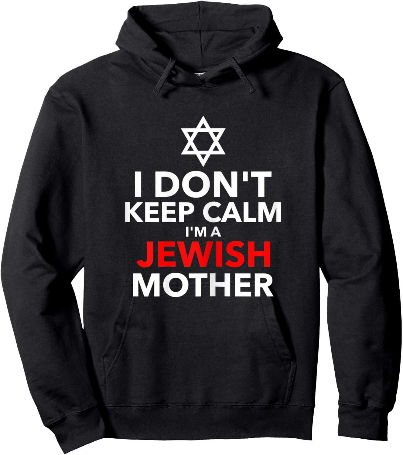 Jewish Mother T Shirt Gift Funny For Mom Mommy Shirt Hoodie - Hoodie | Black