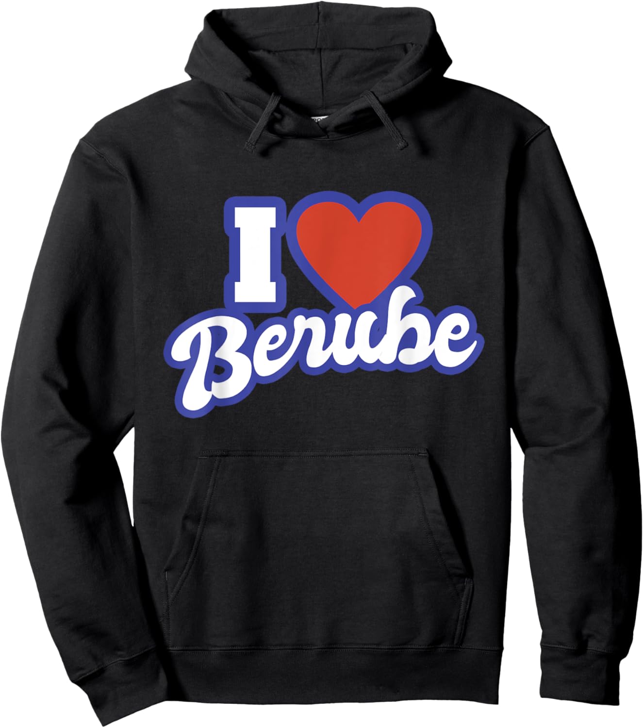 I Love Berube Hoodie - Hoodie | Black