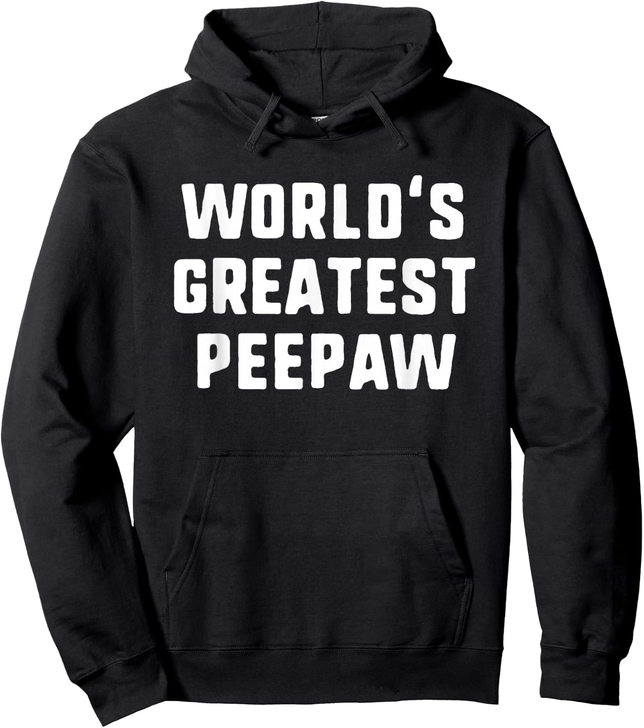 World's Greatest PeePaw Funny Family Pee-Paw Hoodie - Hoodie | Black