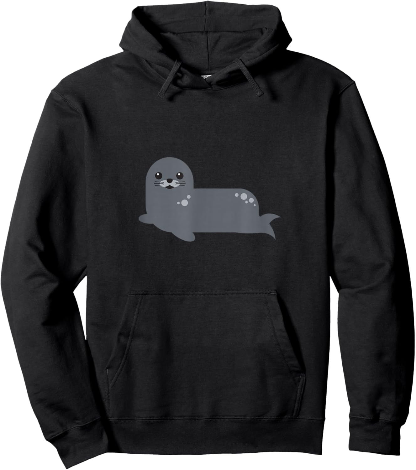 Lustiger Seehund für Kinder, Motiv: Atlantik Hoodie - Hoodie | Black