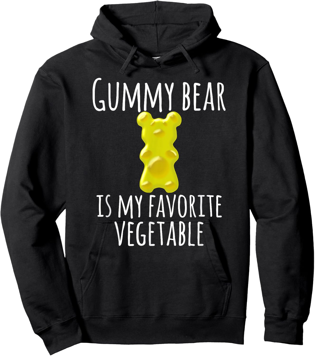 Love Gummy Bear Gift Adults And Kids -Kids Black Small Classic Fit Short Sleeve Hoodie - Hoodie | Black
