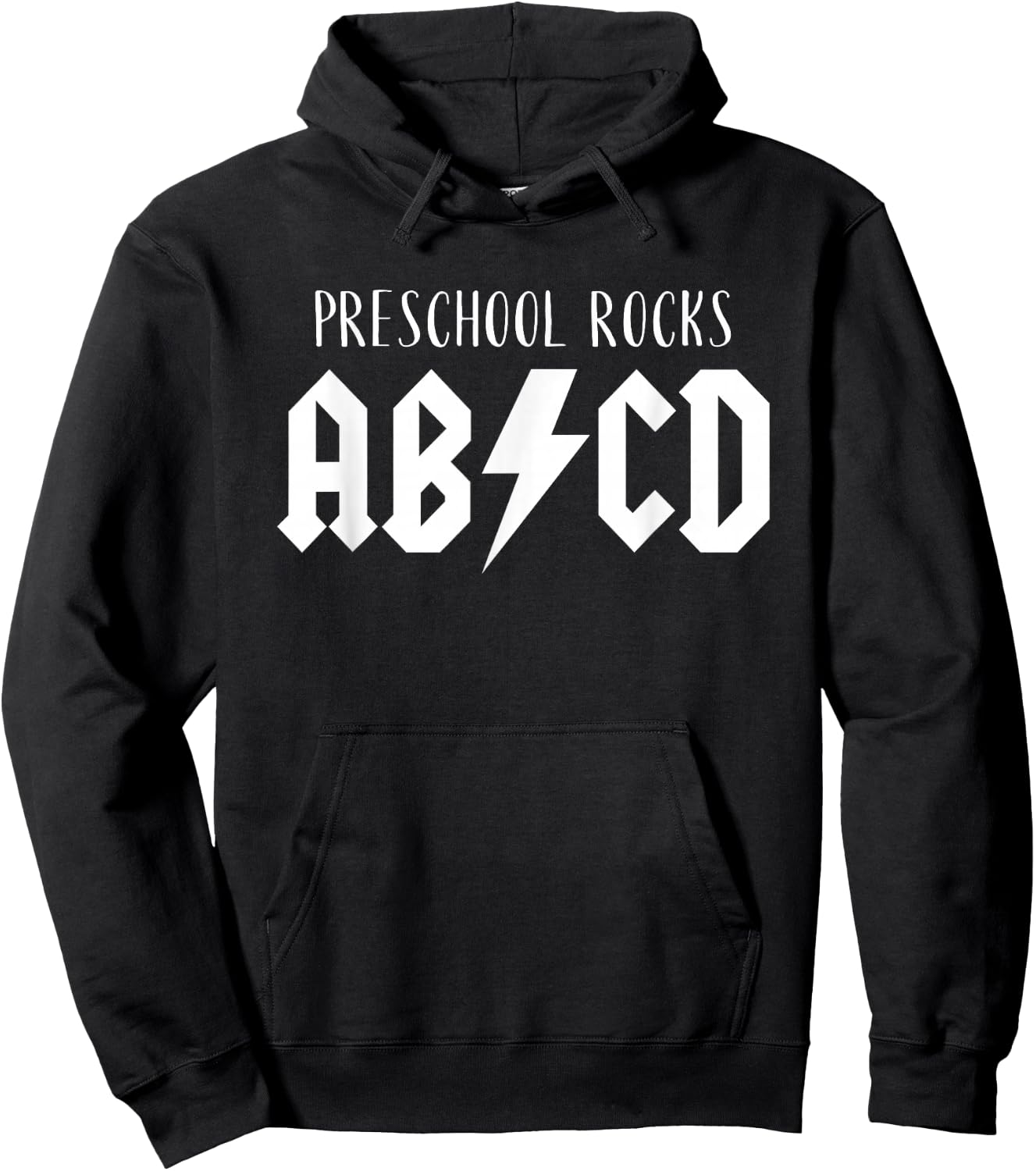Preschool Rocks Teacher Back to School ABCD Rock First Day Hoodie - Hoodie | Black