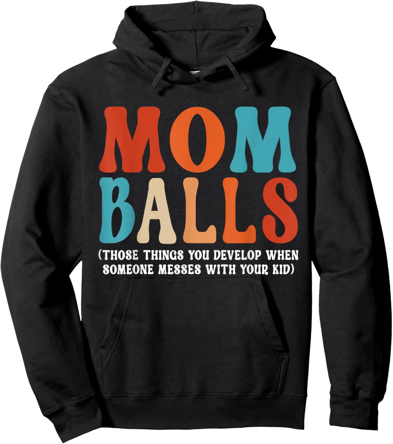 Mom Balls Hoodie - Hoodie | Black
