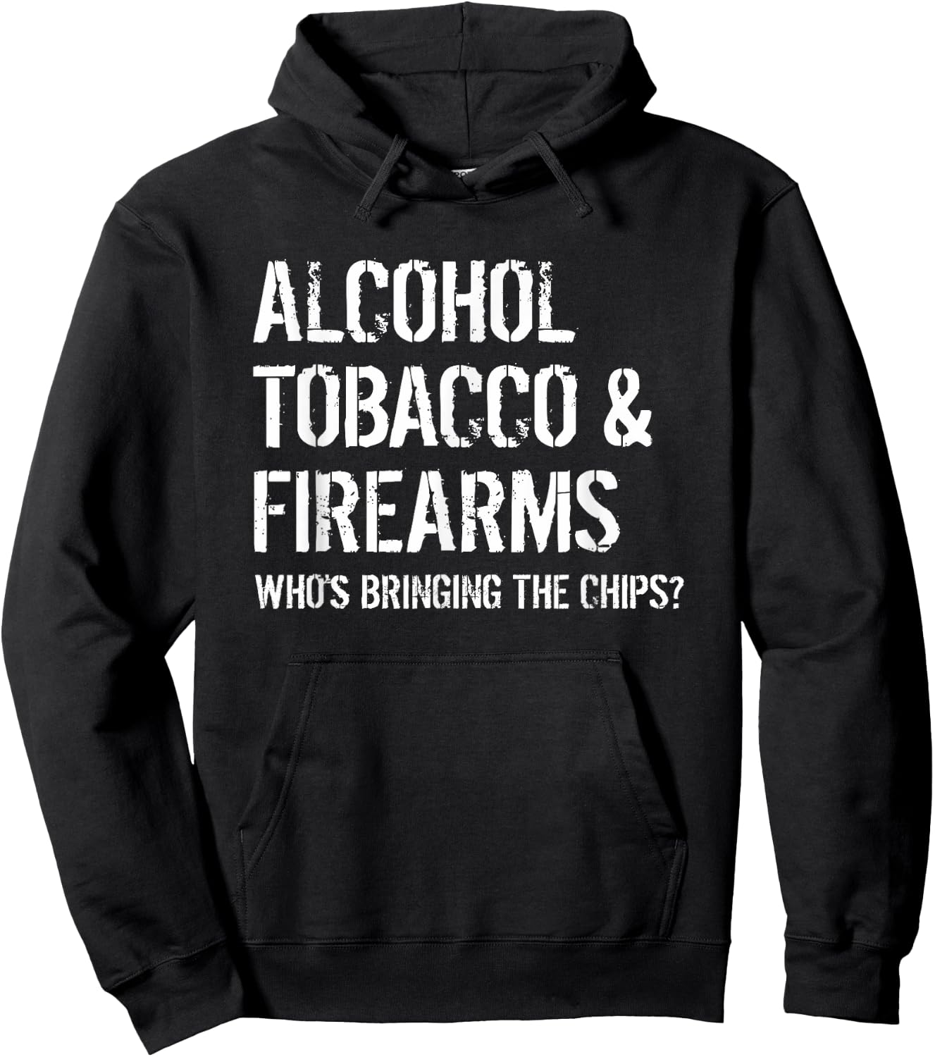 Alcohol Tobacco & Firearms Hoodie - Hoodie | Black