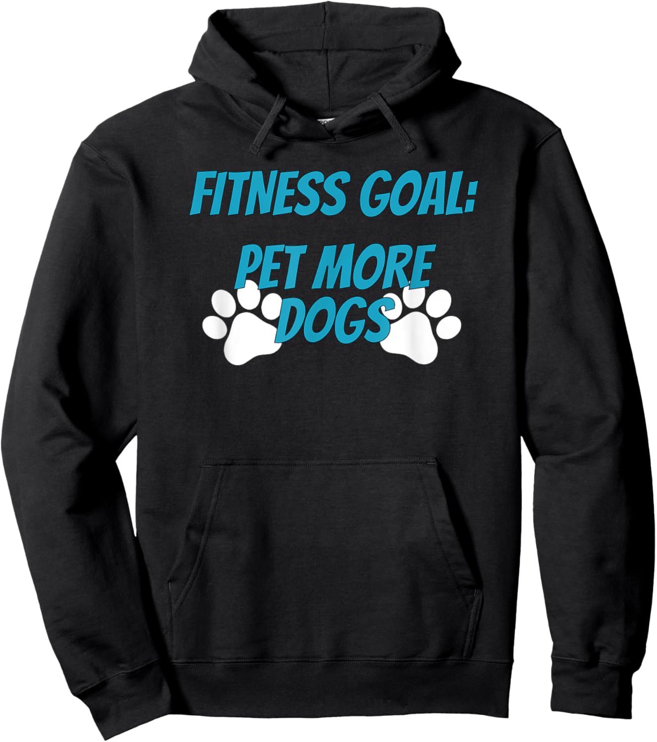 Fitness Goals Pet More Dogs | Dog Lover Apparel Women Kids Hoodie - Hoodie | Black