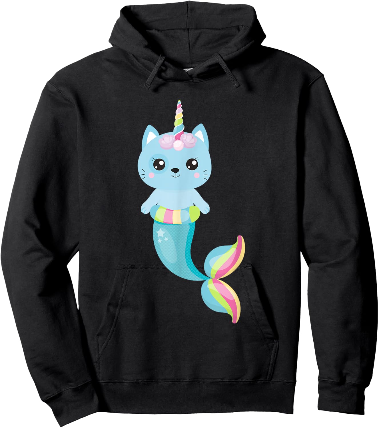 Summer Caticorn Unicorn Hoodie - Hoodie | Black