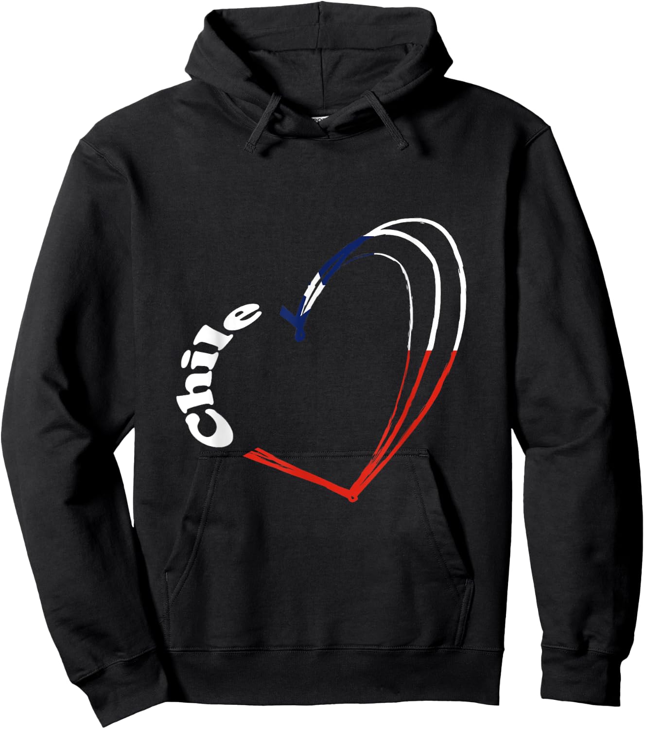 Chile Chilean Roots Chilean Pride Heart Chilean Flag Hoodie - Hoodie | Black