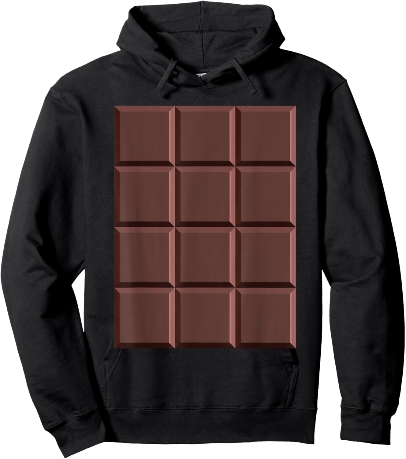 Pretend I'm A Chocolate Bar Costume Halloween Hoodie - Hoodie | Black
