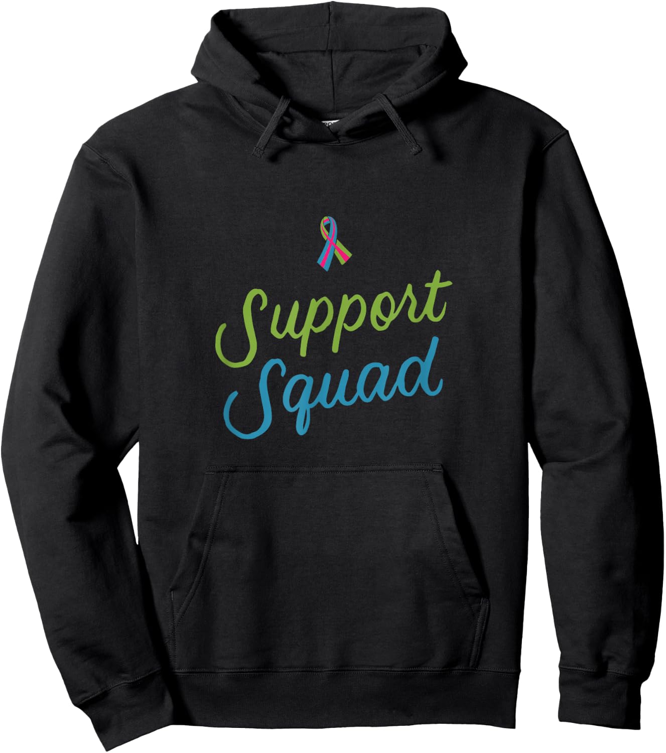 Support Squad Metastatic Breast Cancer Gift Warrior Stage 4 Hoodie - Hoodie | Black