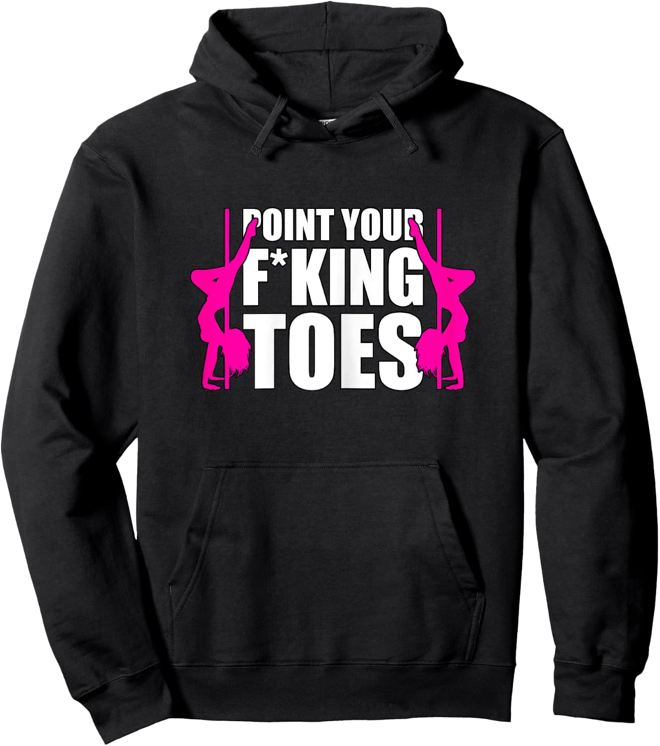 Point Your Toes Pole Dance Polerina Hoodie - Hoodie | Black