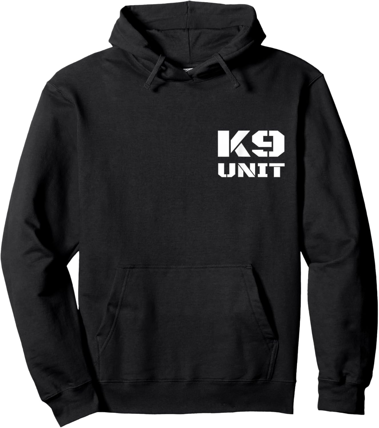 Front & Back K9 Unit Uniform K-9 Team Officer Police Handler Hoodie - Hoodie | Black