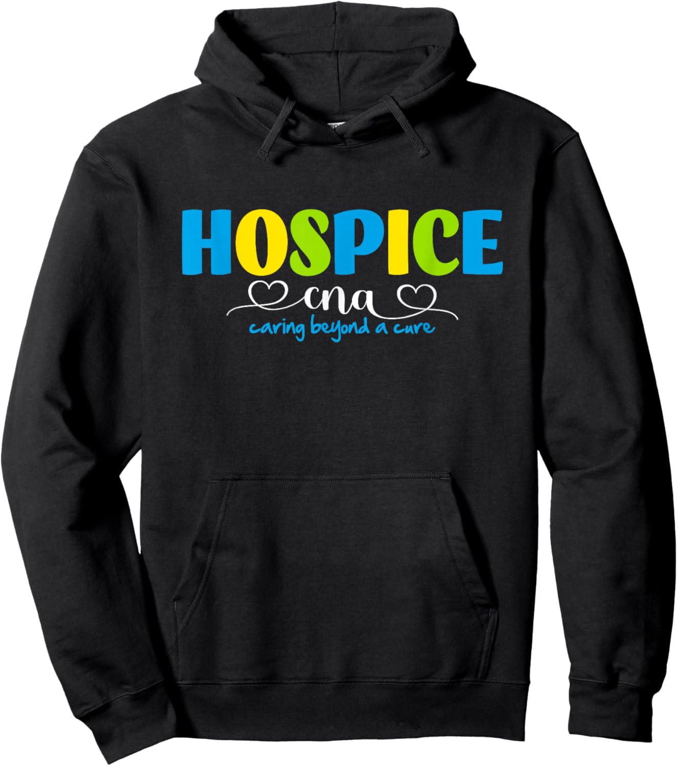 Hospice CNA, Certified Nursing Assistant, End of Life , Small, Black Hoodie - Hoodie | Black