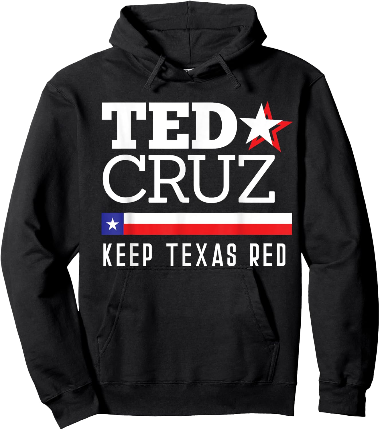 Keep Texas Red Ted Cruz For Senate 2018 Hoodie - Hoodie | Black