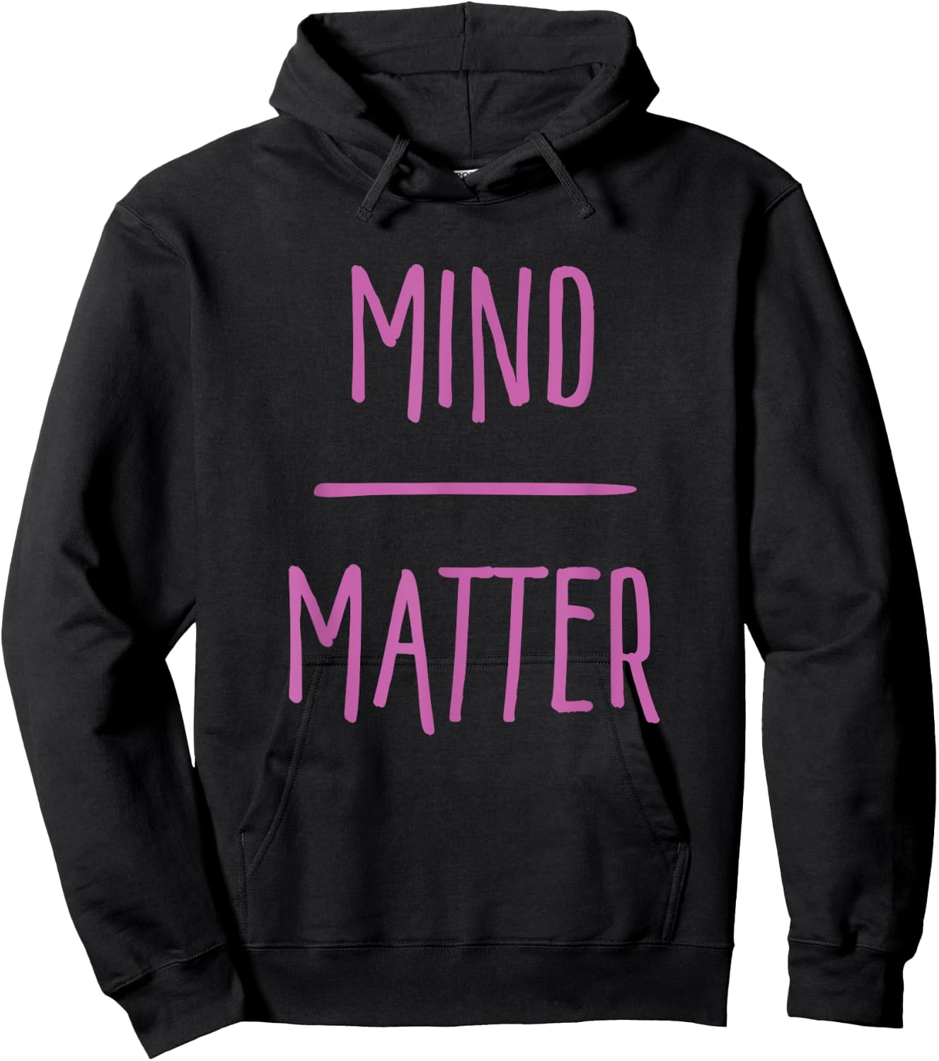 Mind Over Matter Workout Motivation Hoodie - Hoodie | Black
