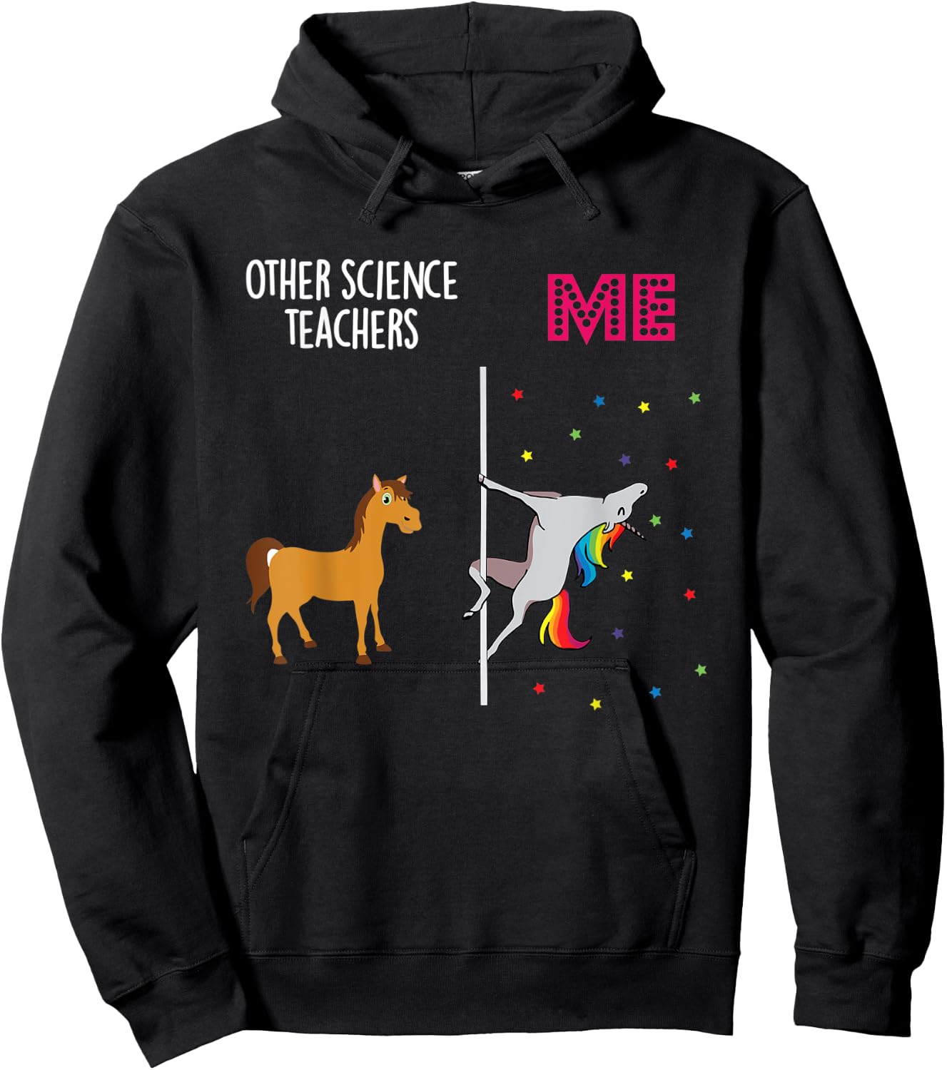 Science Teacher Unicorn Others You Women Hoodie - Hoodie | Black