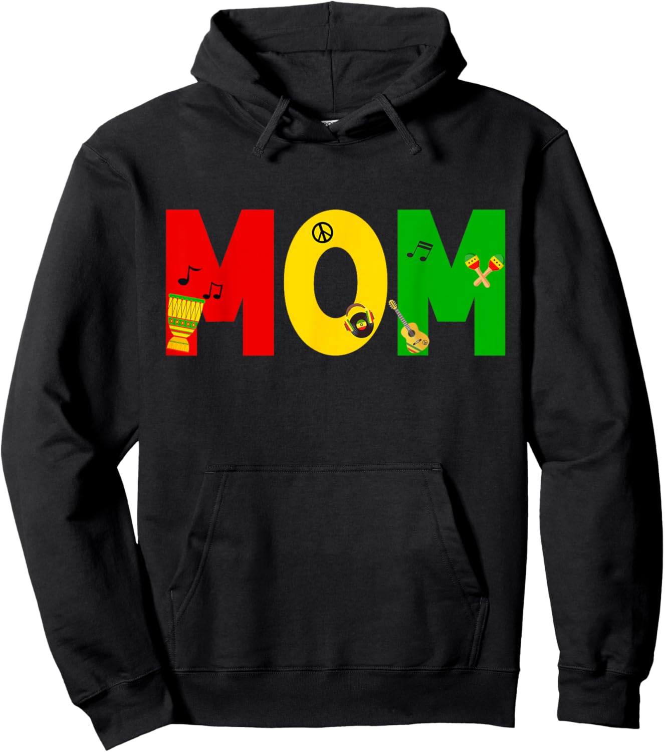 1st Birthday Jamaica King Party Theme Outfit One Year Old Hoodie - Hoodie | Black