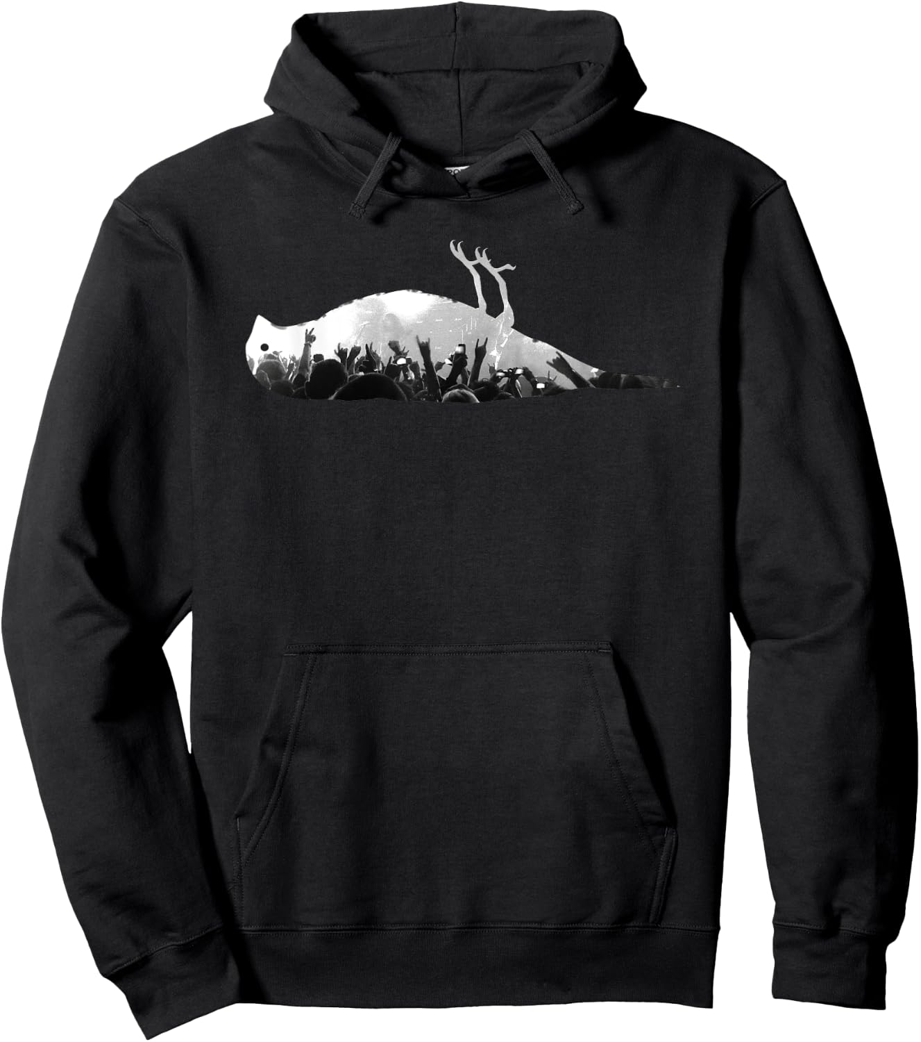 ATTICUS Banded Bird T Shirt (Photo Print) Hoodie - Hoodie | Black