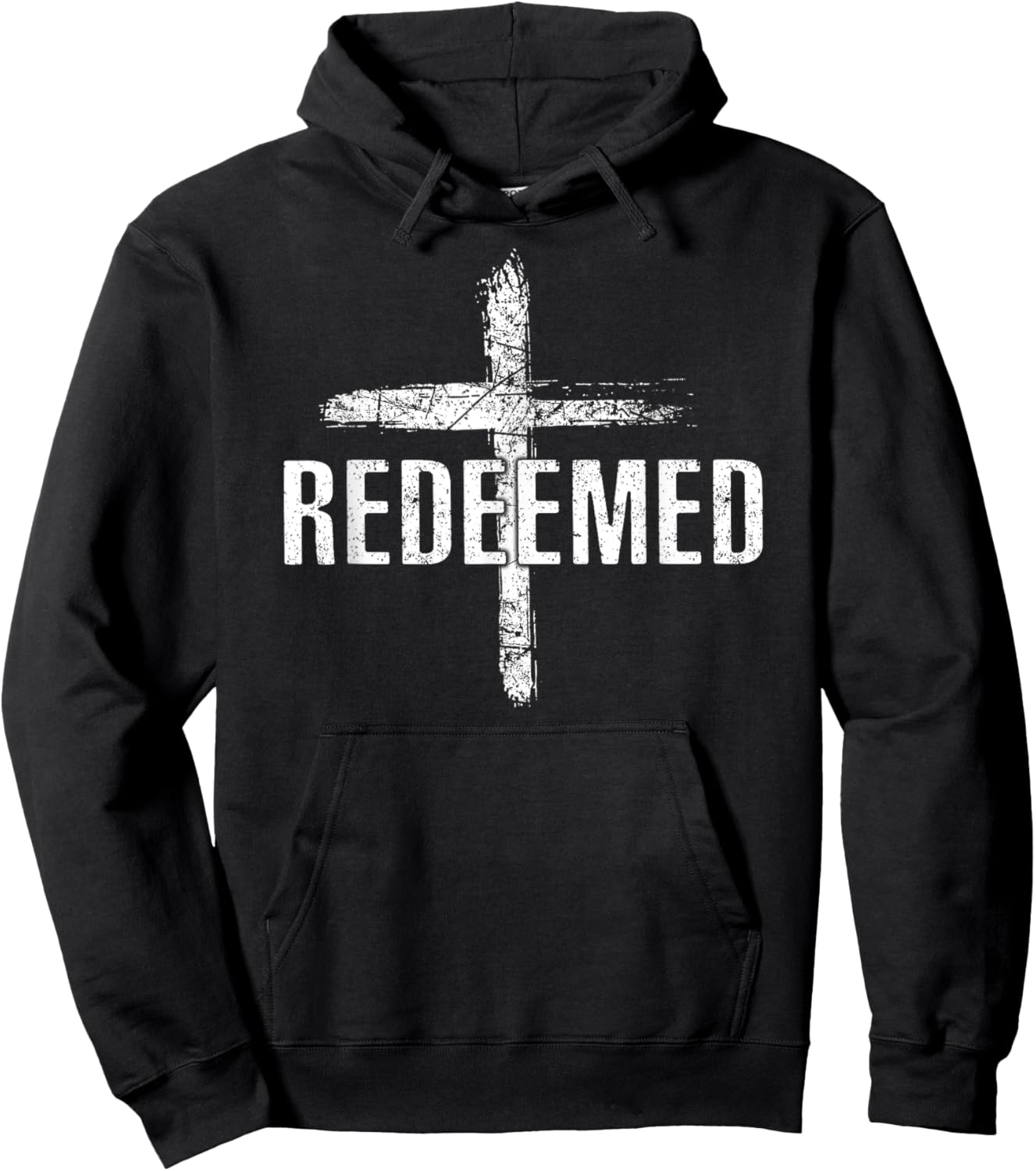 REDEEMED x Christian shirt 4 Men Hoodie - Hoodie | Black