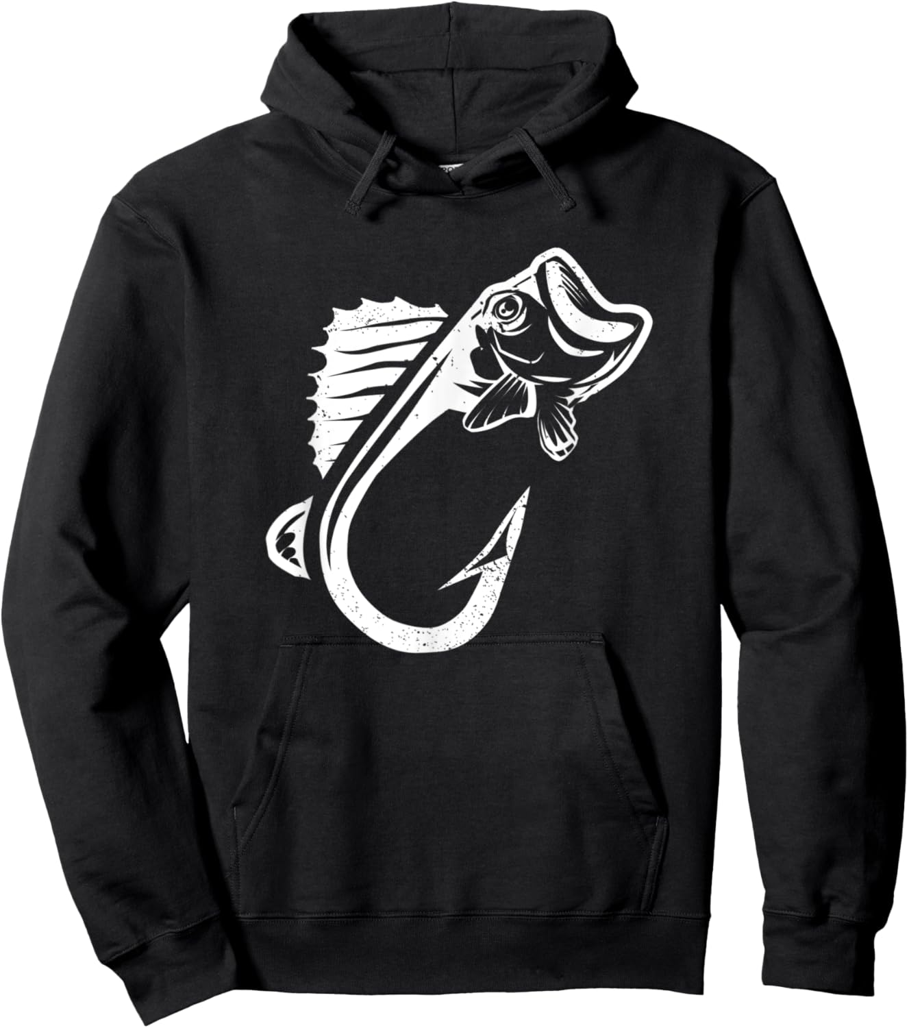 Cool Fishing Hook Fish Walleye Fishing Hooks Fisherman Hoodie - Hoodie | Black