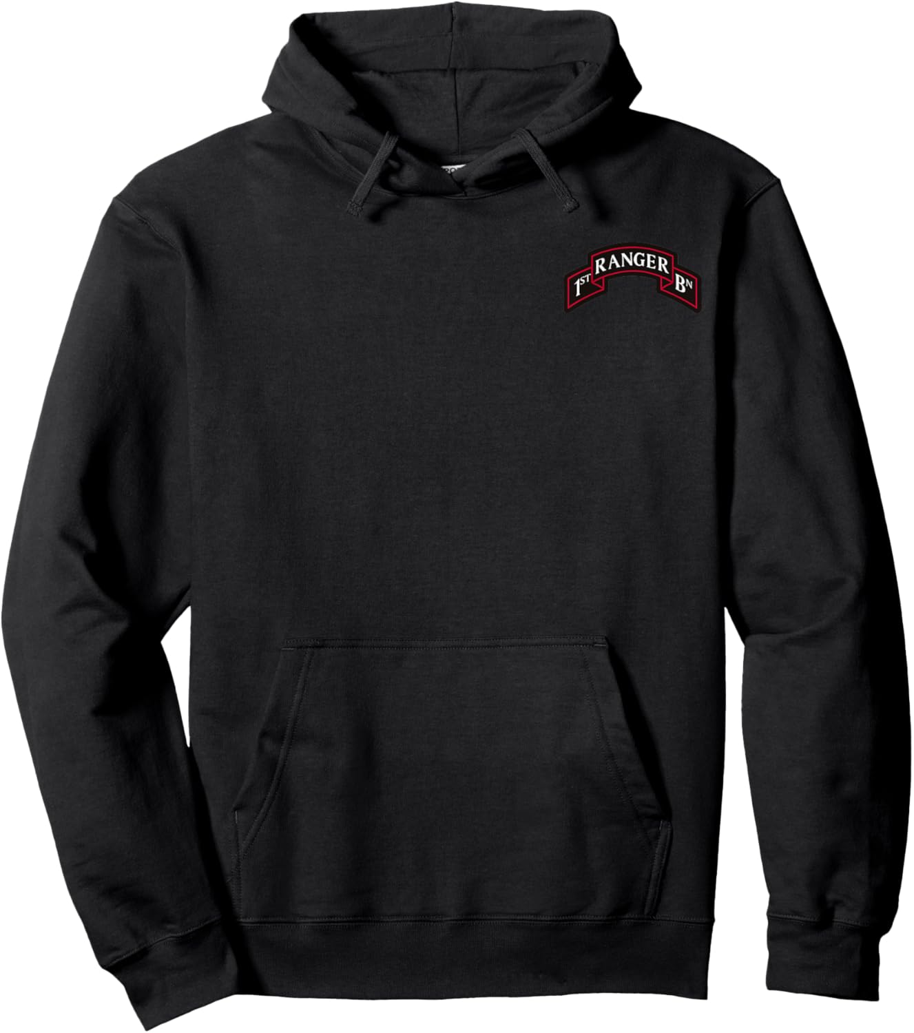 1/75 Ranger Regiment PT Shirt Hoodie - Hoodie | Black