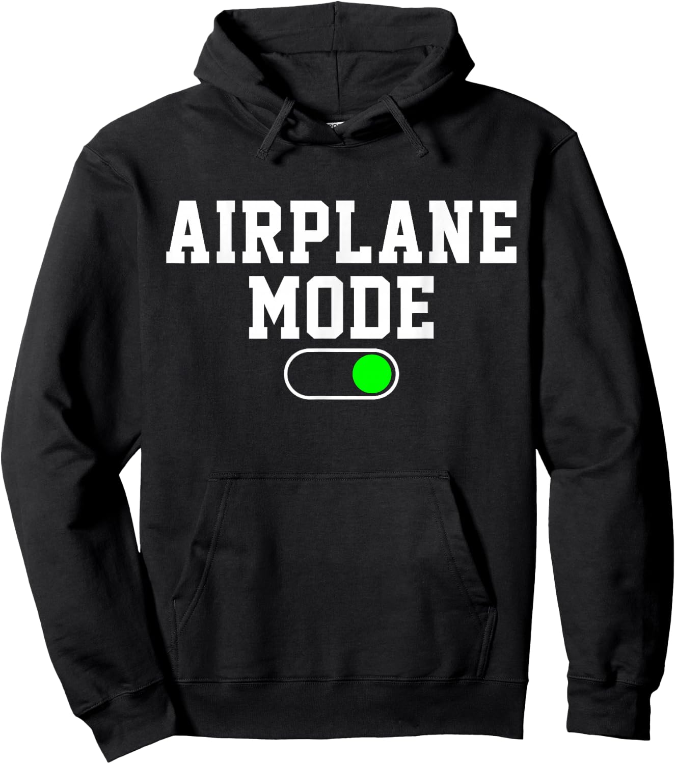Airplane Mode On Vacation Summer Hoodie - Hoodie | Black