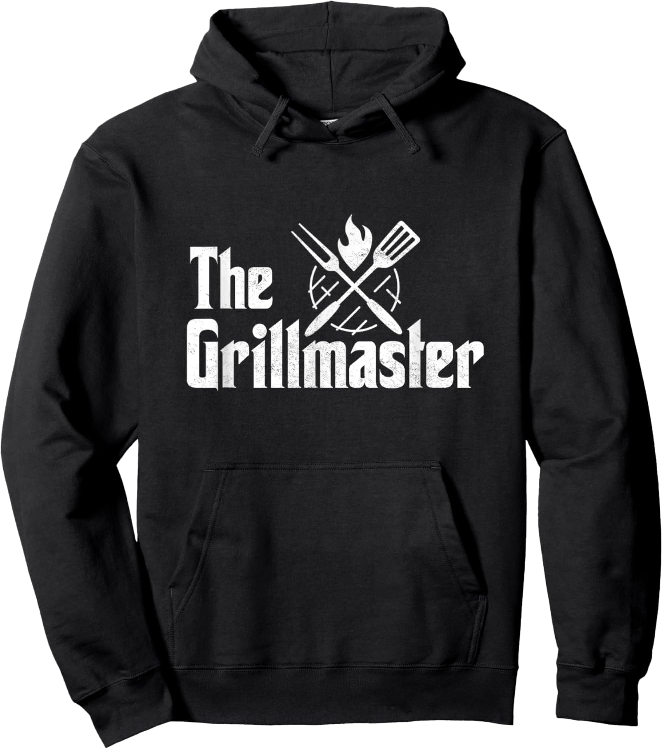 The Grillmaster BBQ Grill & Smoker Barbecue Chef Men's Women Hoodie - Hoodie | Black