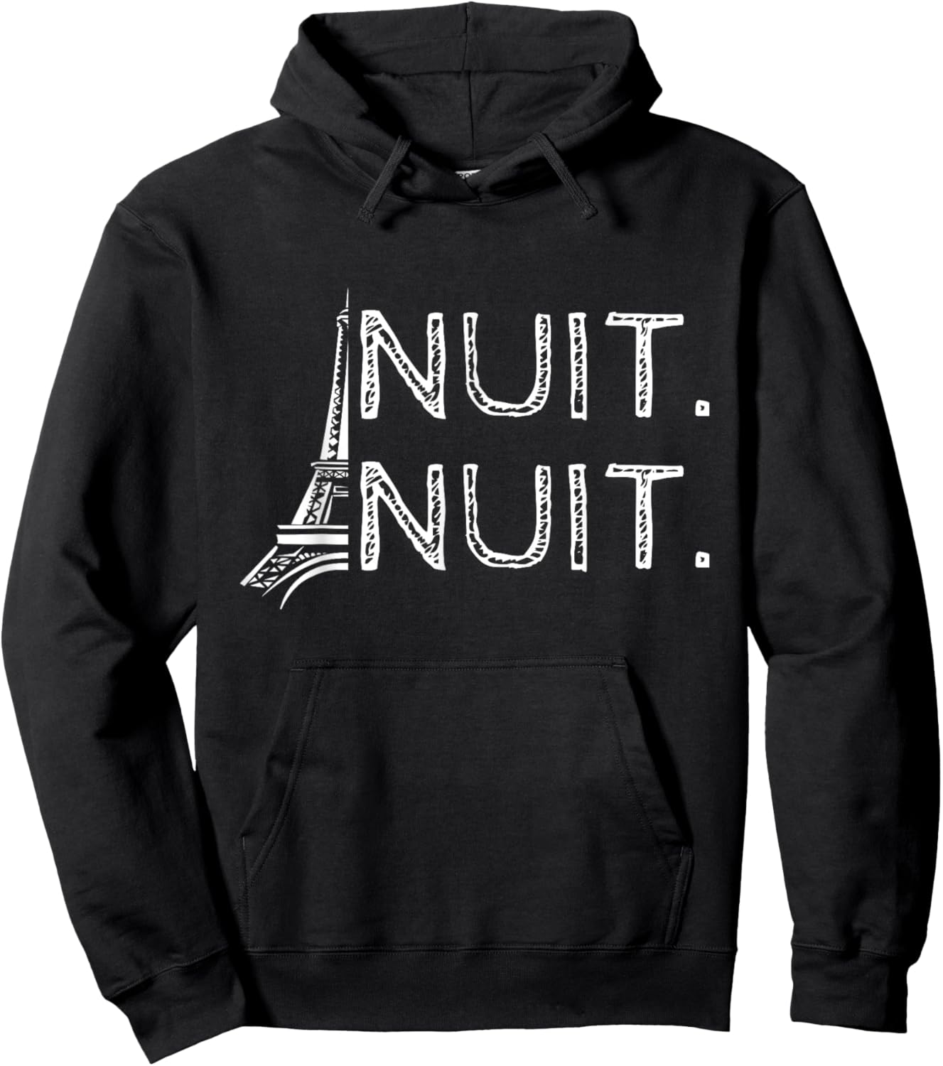 Nuit Nuit Lover Basketball Night Funny Hoodie - Hoodie | Black