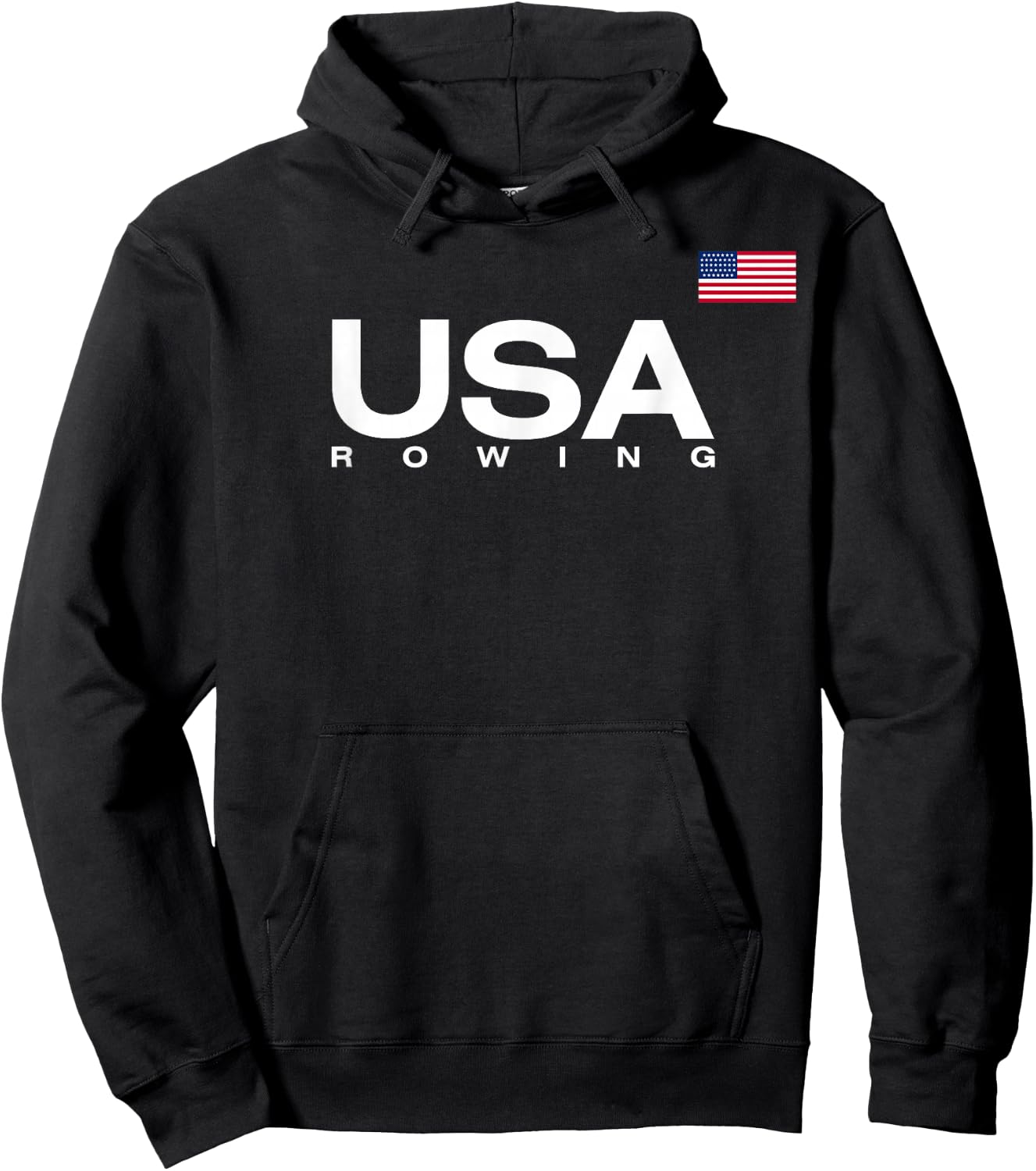 USA Rowing Flag Hoodie - Hoodie | Black