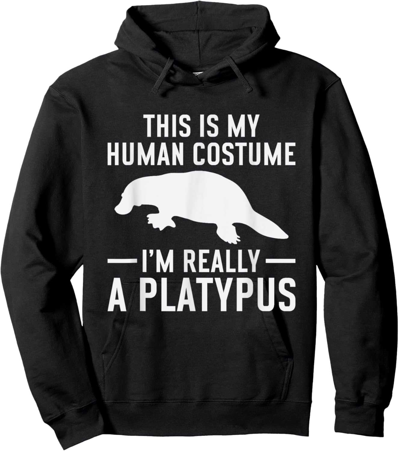 Platypus - Zookeeper Funny Quote Biologist Animal Lover Hoodie - Hoodie | Black
