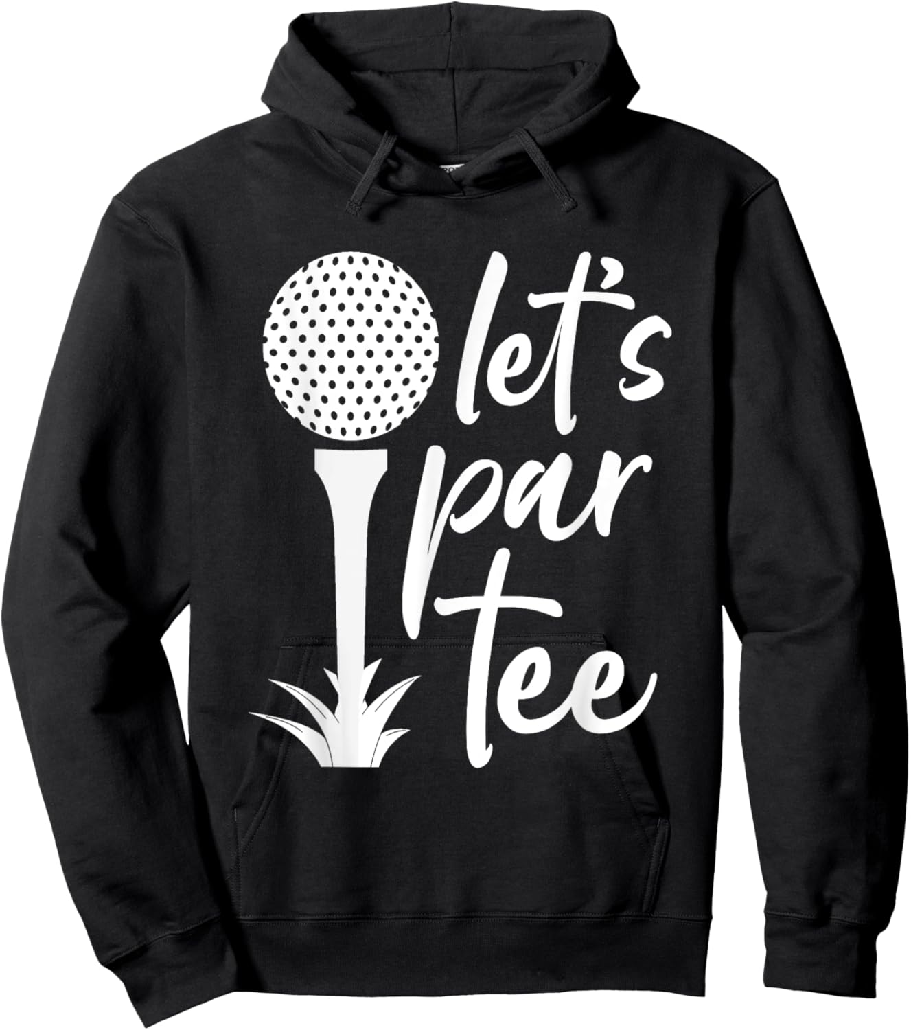 Funny Golf, Lets Par Golf Hoodie - Hoodie | Black
