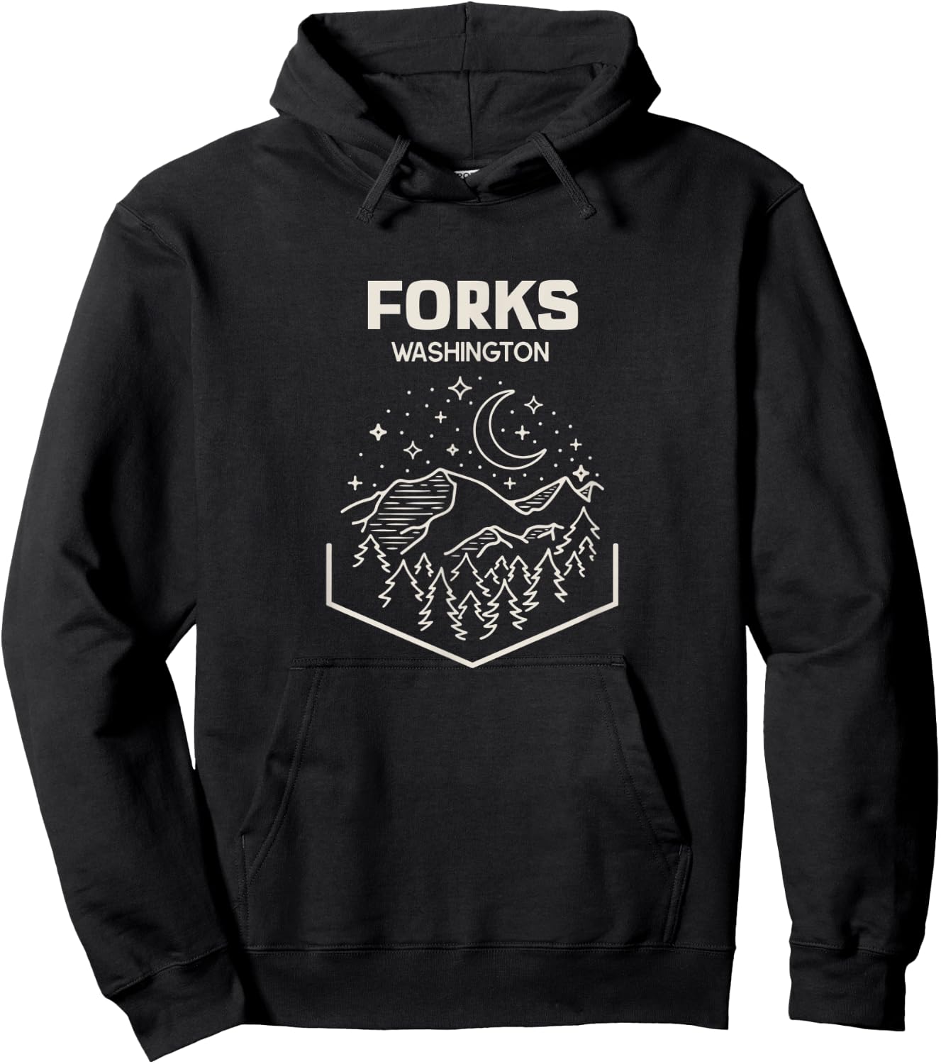 Forks Washington, City of Forks, Washington, Forks nature Hoodie - Hoodie | Black