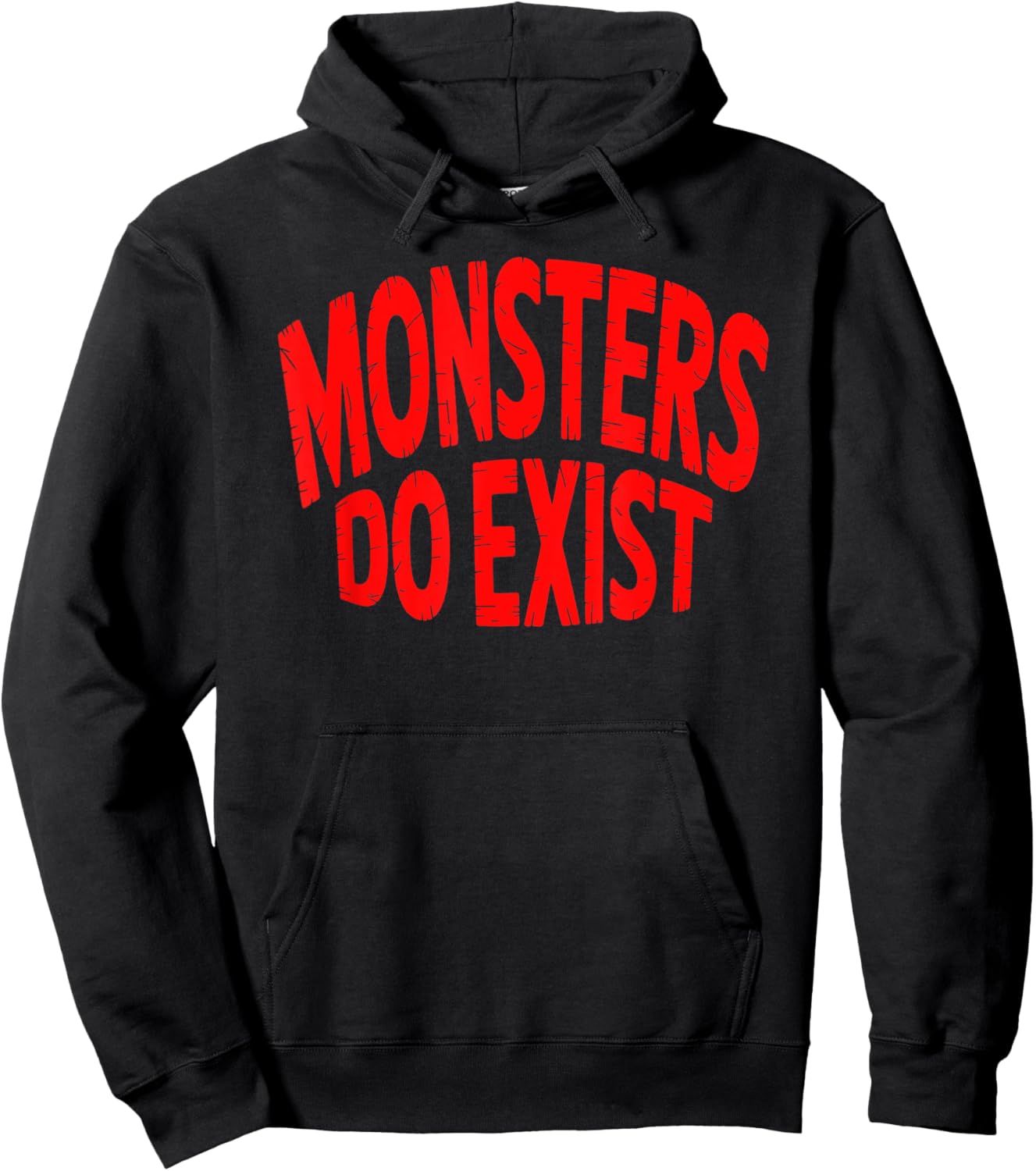 Monsters do Exist Horror Hoodie - Hoodie | Black