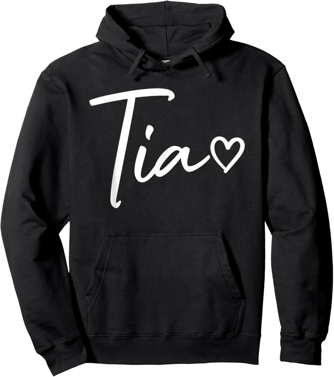 Tia Gifts Heart Mother's Day Tia Hoodie - Hoodie | Black