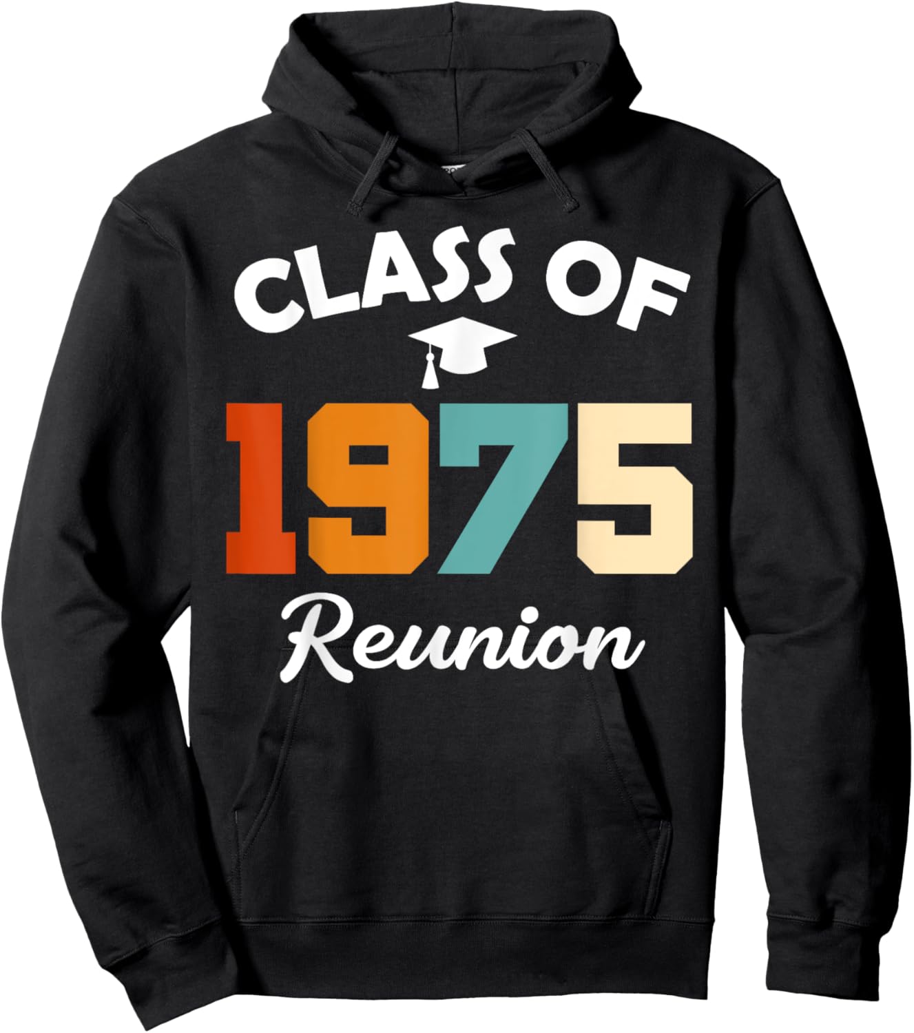 Class Of 1975 High School Party Class Reunion Hoodie - Hoodie | Black
