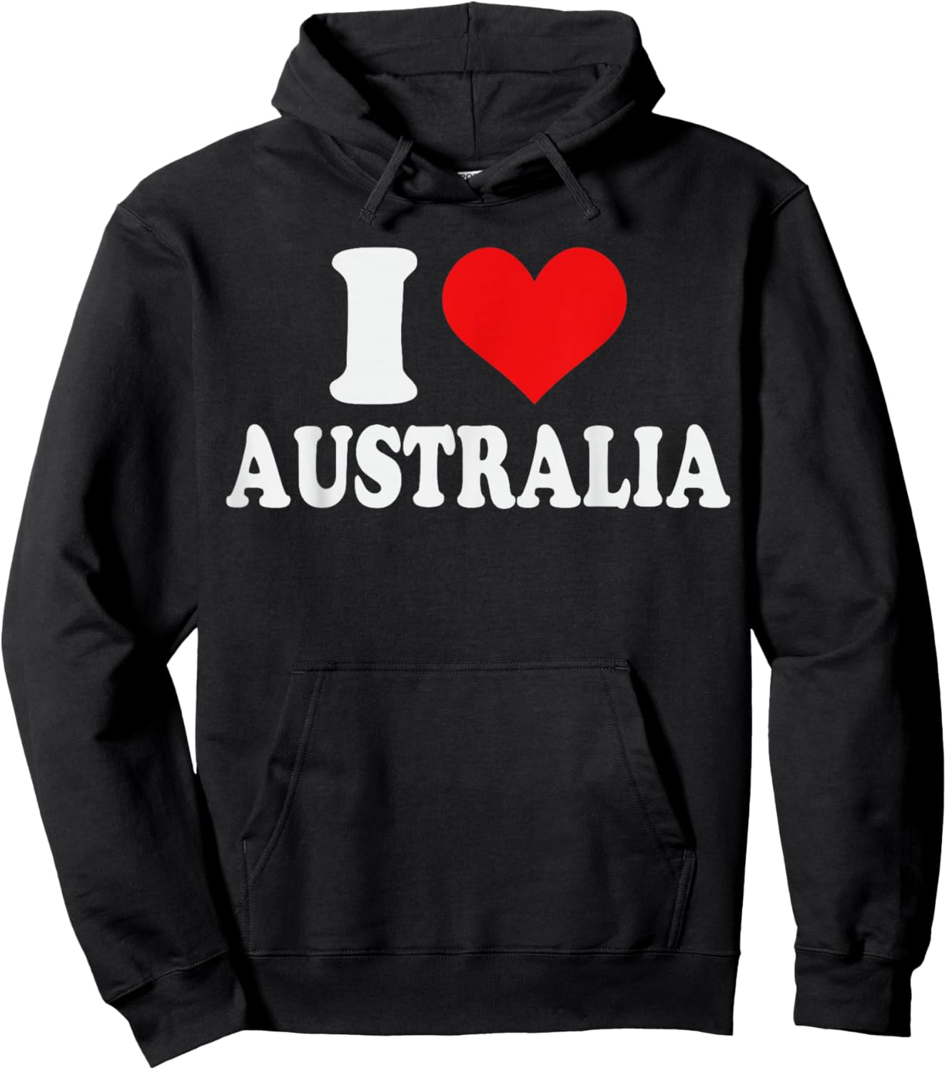 I Love Australia – I Heart Australia Hoodie - Hoodie | Black