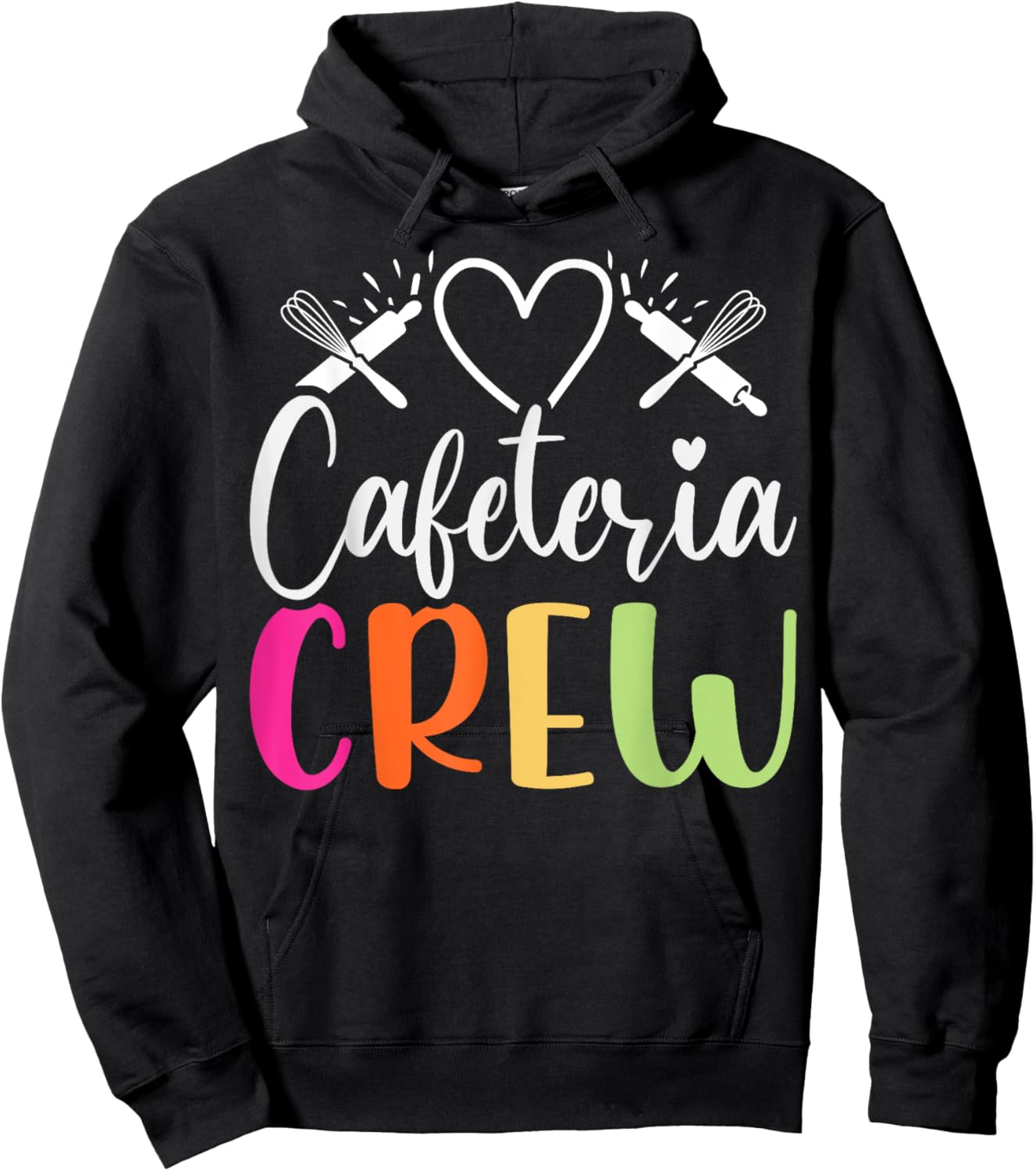 Cafeteria Worker Crew School Cook Lunch Lady Cafeteria Squad Hoodie - Hoodie | Black