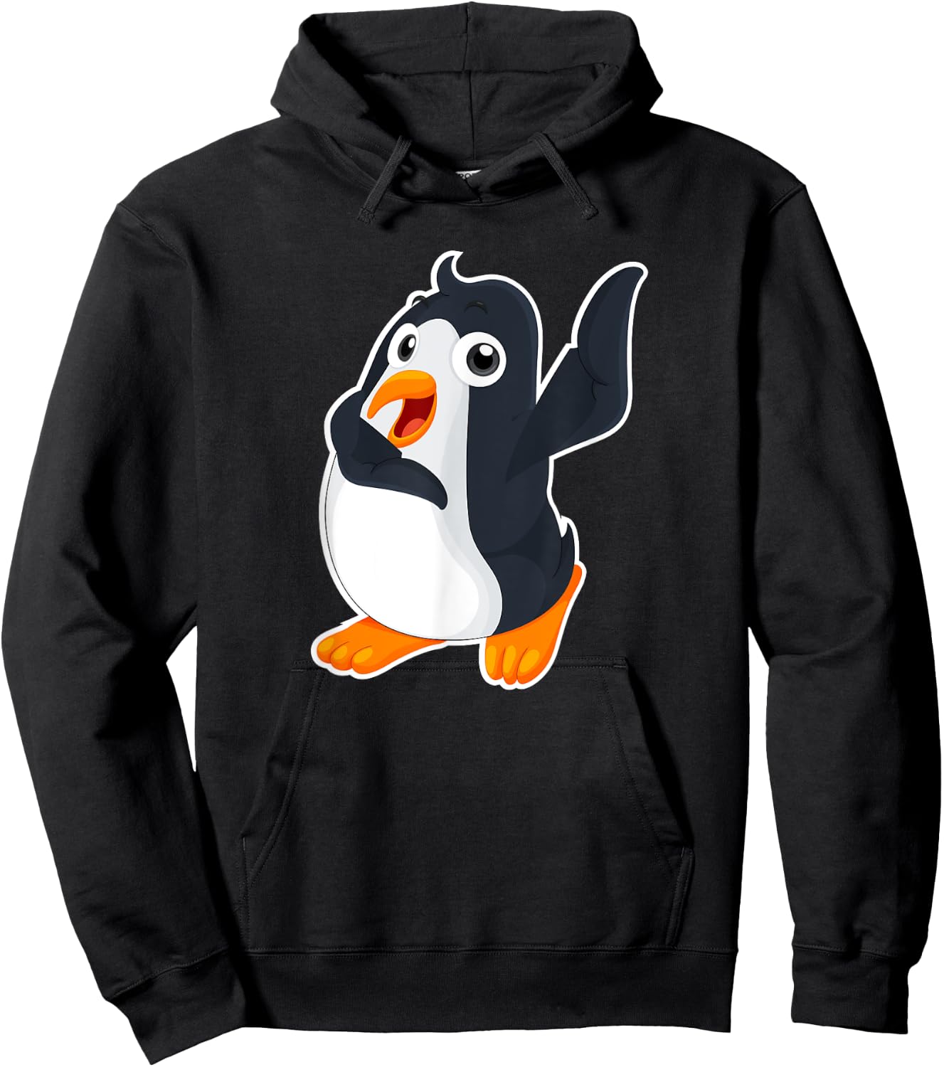 Penguin Dab Dance Bird Funny Hoodie - Hoodie | Black