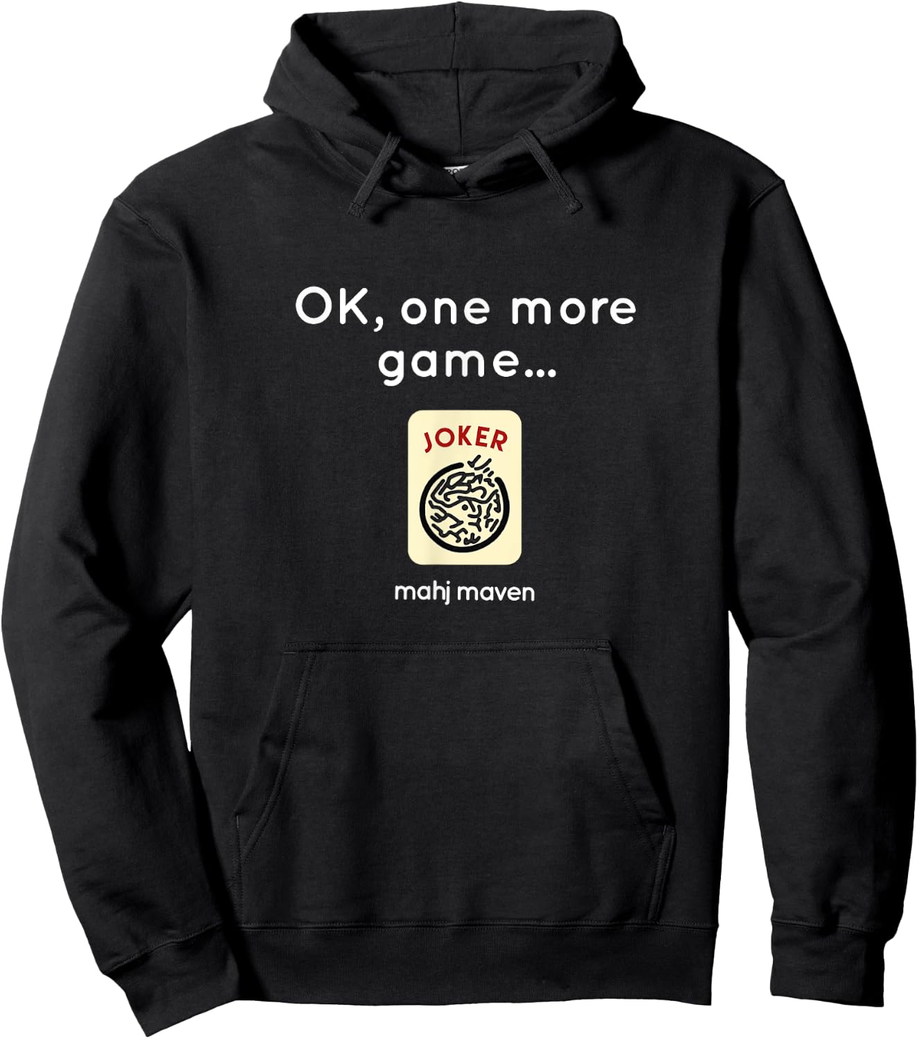OK, one more game! Mahjong Hoodie - Hoodie | Black