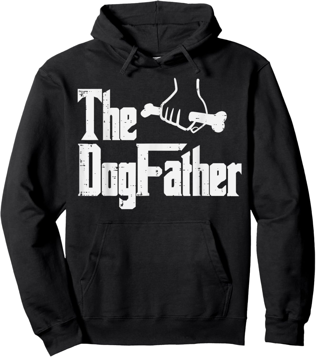 Fathers Day The Dog Father Funny Movie Pun Fur Papa Dad Gift Hoodie - Hoodie | Black